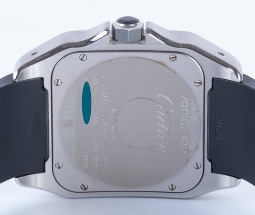 Caseback of Santos 100 XL