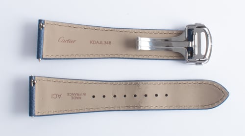 Another Photo of  of Blue Leather Strap