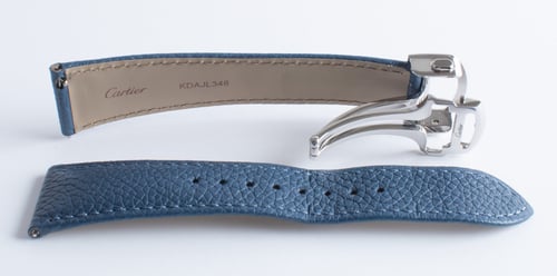 Yet another Photo of  of Blue Leather Strap