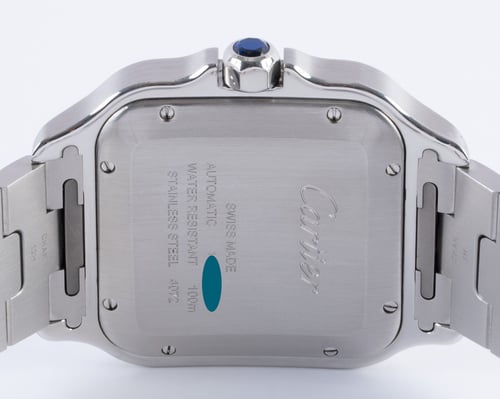 Caseback of Santos de Cartier Large
