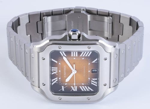 Front View of Santos De Cartier Large