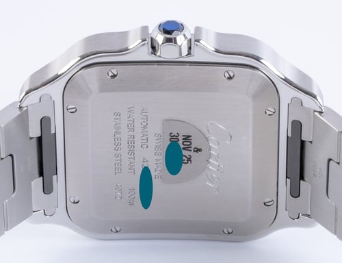 Caseback of Santos De Cartier Large