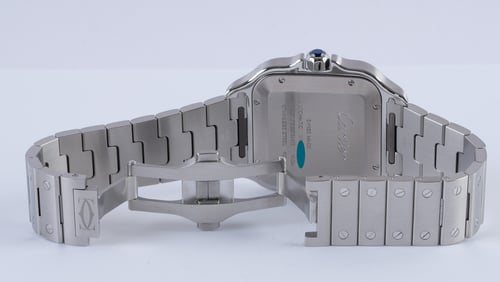 Open Clasp Shot of Santos De Cartier - Large
