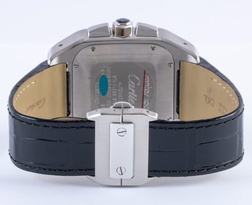 Rear / Band View of Santos 100 XL Chronograph
