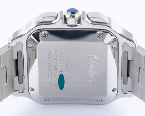 Caseback of Santos De Cartier Chronograph XL