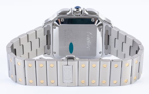 Rear / Band View of Santos De Cartier Chronograph XL