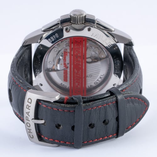 Rear / Band View of Mille Miglia GT XL 'Rossa Corsa' Chronograph