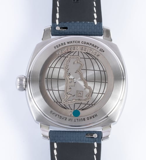 Caseback of Brunswick 40 Odyssey Edition