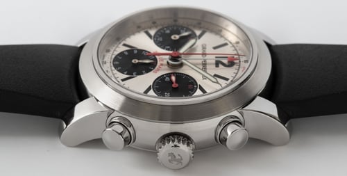 Crown Side Shot of Ferrari '275 Lemans' Chronograph