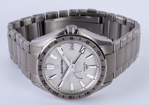 Front View of Sport Spring Drive GMT Evolution 9 'Mistflake'