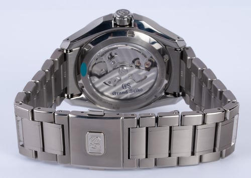 Rear / Band View of Sport Spring Drive GMT Evolution 9 'Mistflake'