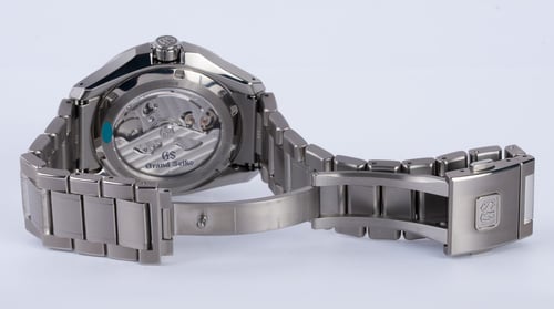 Open Clasp Shot of Sport Spring Drive GMT Evolution 9 'Mistflake'