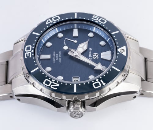 Crown Side Shot of 'Ushio' Spring Drive Evolution Diver