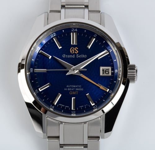 Front Shot  of Heritage Hi-Beat GMT 'Peacock'