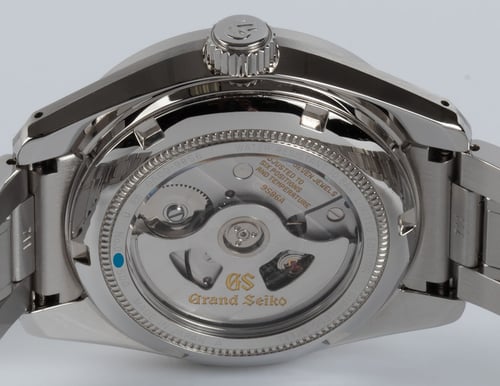 Caseback of Heritage Hi-Beat GMT 'Peacock'