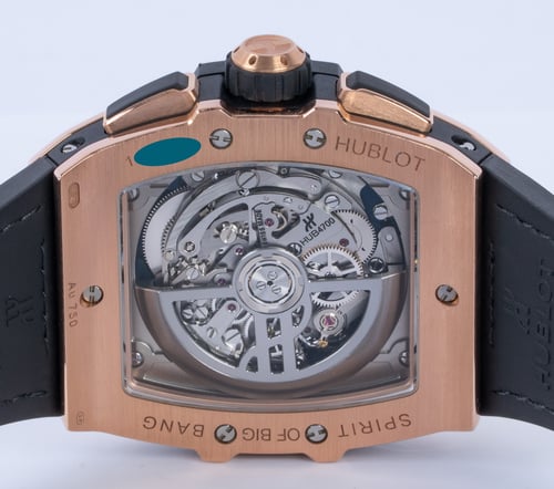 Caseback of Spirit of Big Bang King Gold Blue