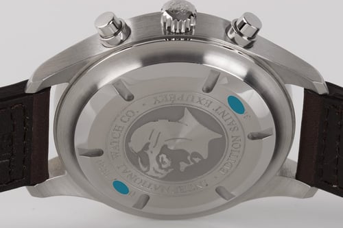 Caseback of Classic Pilot's Chronograph 'Antoine de Saint Exupéry' Edition