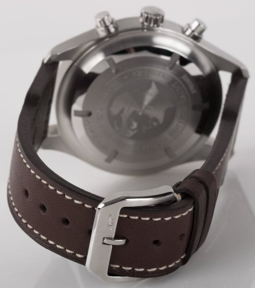 Rear / Band View of Classic Pilot's Chronograph 'Antoine de Saint Exupéry' Edition
