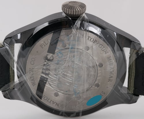 Caseback of Big Pilot's Top Gun Miramar