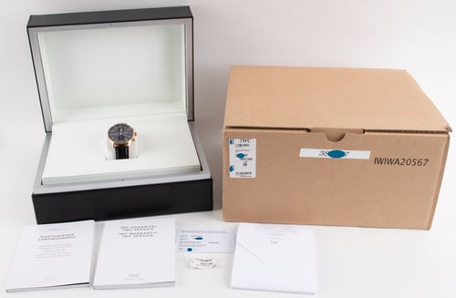 Box / Paper shot of Portugieser Chronograph
