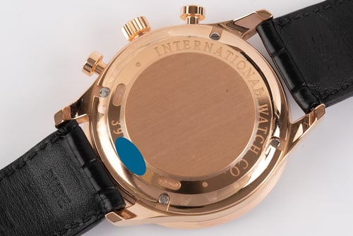 Caseback of Portugieser Chronograph