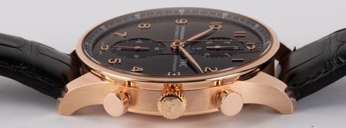 Crown Side Shot of Portugieser Chronograph