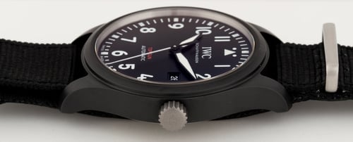 Crown Side Shot of Pilot's Watch Top Gun