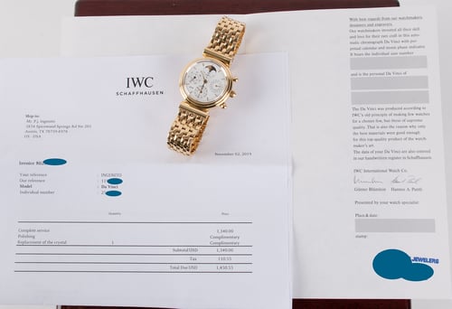 Paper shot of Da Vinci Perpetual Calendar Chronograph