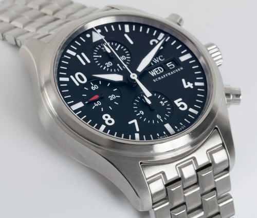 9' Side Shot of Classic Pilot's Chronograph