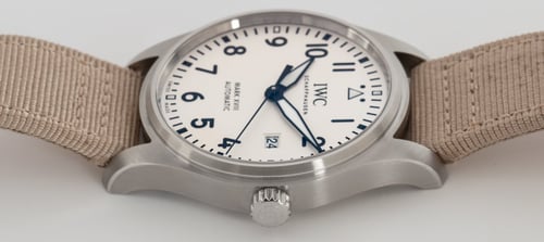 Crown Side Shot of Pilot's Watch Mark XVIII