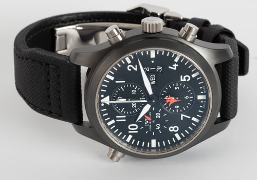 Front View of Pilot's Watch Doppelchronograph Edition 'TOP GUN'