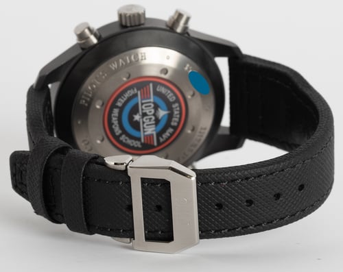 Rear / Band View of Pilot's Watch Doppelchronograph Edition 'TOP GUN'