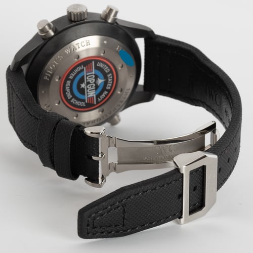Open Clasp Shot of Pilot's Watch Doppelchronograph Edition 'TOP GUN'