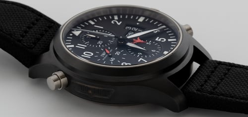 9' Side Shot of Pilot's Watch Doppelchronograph Edition 'TOP GUN'