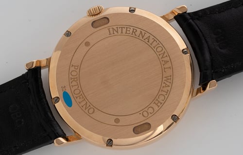 Caseback of Portofino