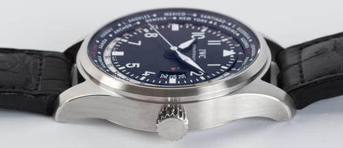 Crown Side Shot of Pilot's World Timer