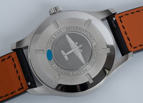 Caseback of Pilot's Watch Mark XVIII