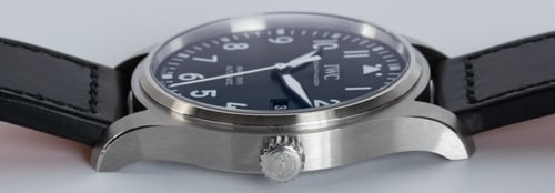 Crown Side Shot of Pilot's Watch Mark XVIII