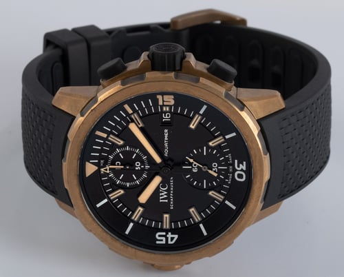Front View of Aquatimer Chronograph Expedition Charles Darwin