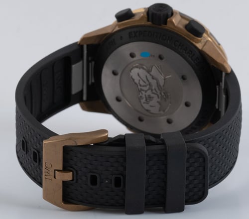 Rear / Band View of Aquatimer Chronograph Expedition Charles Darwin
