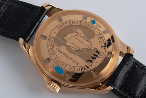 Caseback of Pilot Saint Exupery Limited Edition