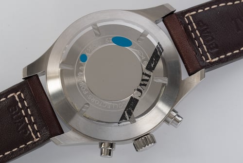 Caseback of Collector Forum Spitfire Flyback Chronograph