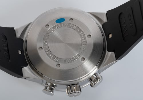 Caseback of Aquatimer Chronograph