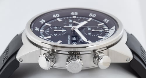 Crown Side Shot of Aquatimer Chronograph