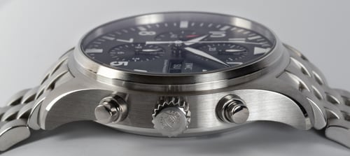 Crown Side Shot of Pilot's Chronograph