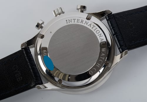 Caseback of Portugieser Chronograph