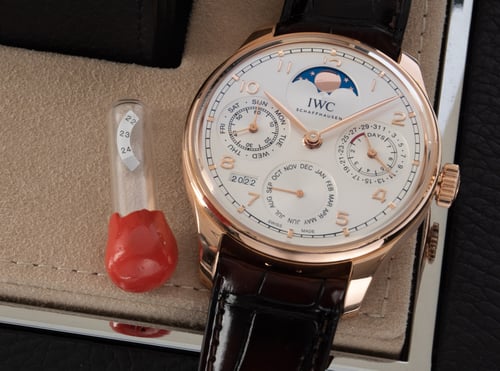 Paper shot of Portugieser Perpetual Calendar