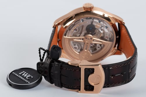 Rear / Band View of Portugieser Perpetual Calendar