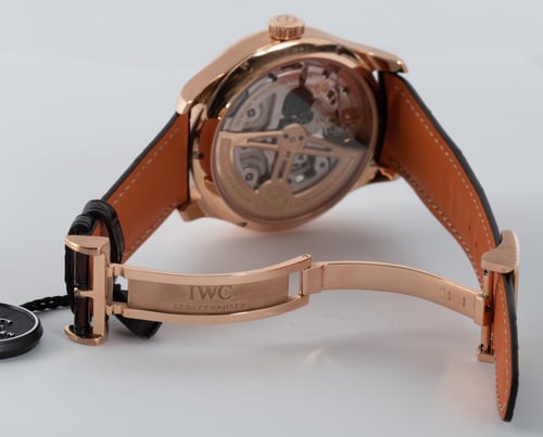 Open Clasp Shot of Portugieser Perpetual Calendar