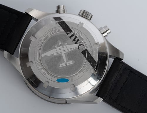 Caseback of Timezoner Chronograph